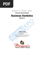 Business Statistics (B.com) P 1