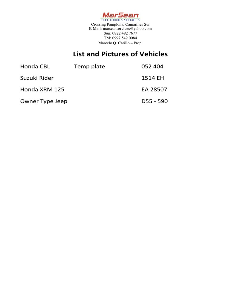 list-and-pictures-of-vehicles-pdf