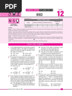 Nso Sample Paper Class-12
