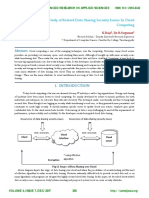 Comparison Study of Related Data Sharing Security Issues In Cloud Computing