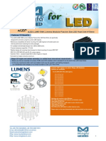 eLED-LUME-7080 Lumens Modular Passive Star LED Heat Sink Φ70mm PDF