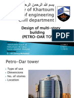 Design of Multi-Story Building (Petro-Dar Tower) : Submitted by
