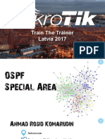 Train The Trainer Latvia 2017 - OSPF Special Area Configuration