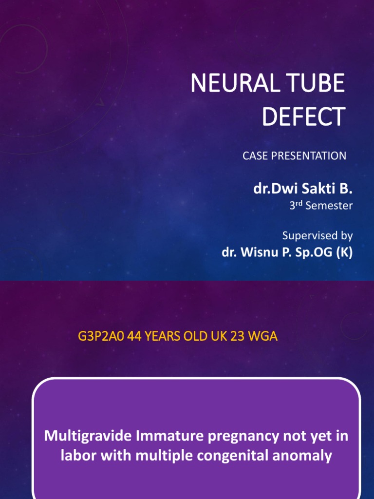 Neural Tube Defect DS Pregnancy Fetus
