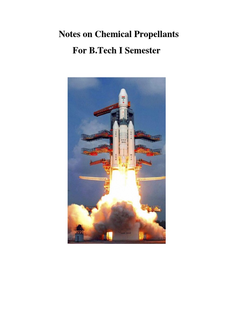 Chemical Propellants Overview | PDF | Rocket Propellant | Rocket Engine