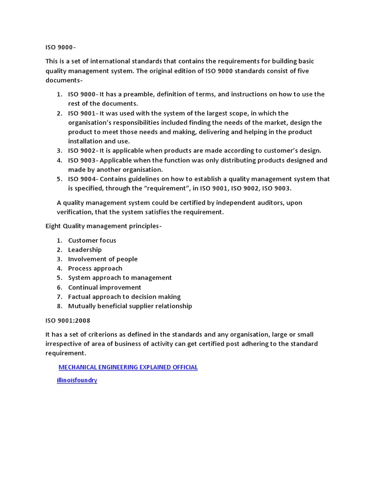 Mechanical Engineering Explained Official Illinoisfoundry PDF