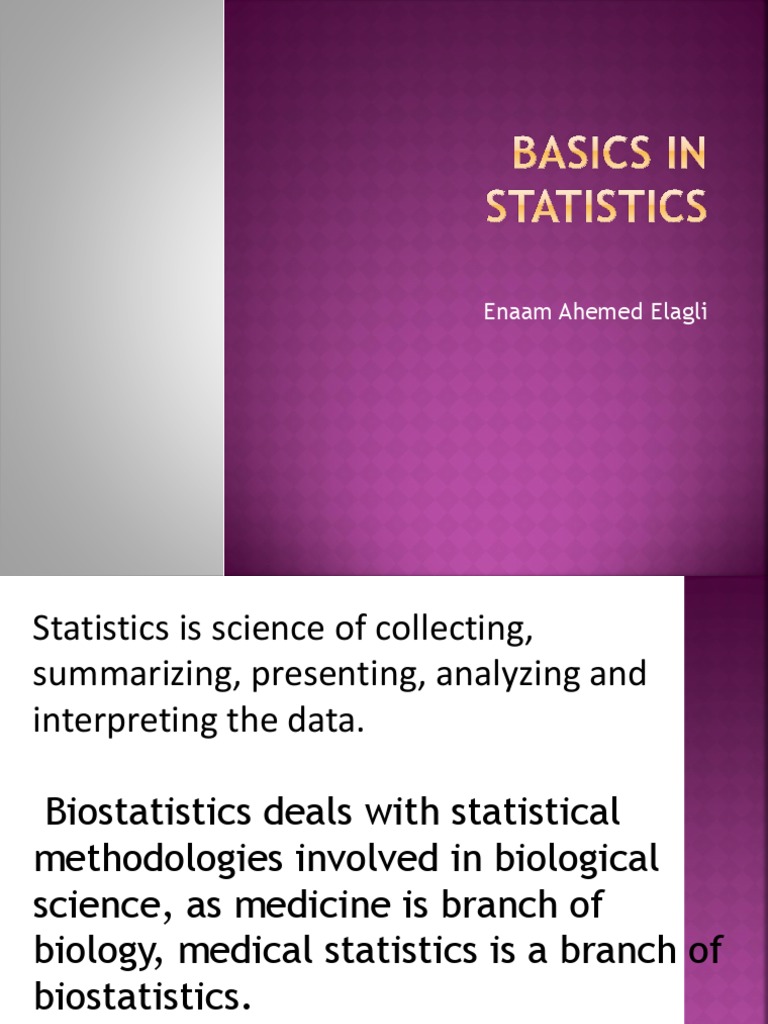 Understanding Biostatistics and Data Analysis | PDF | Statistics ...