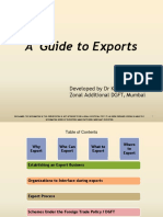 Guide to Exports