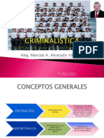 Curso de Criminalistica Utea (Abg. Marcial Alvarado Vasquez)