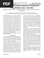 Control of Non-linear Equation of Submarine Using PI-like Fuzzy Controller