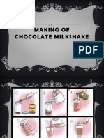 Making of Chocalate Milkshake
