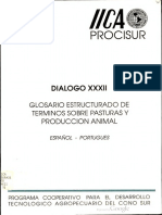 Glosario Estructurado de Términos Sobre Pasturas y Produccion Animal