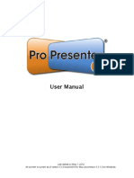 Manual ProPresenter