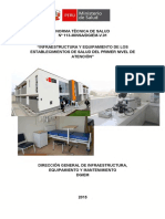 Norma Tecnica para La Construccion de Un Centro de Salud Primario PDF