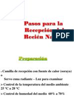 7´ Recepción