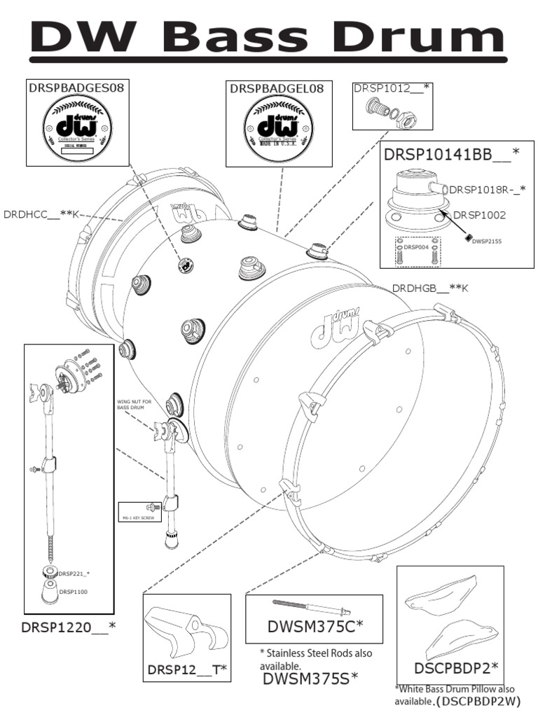 DW Bass Drum PDF