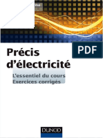 Précis D'électricité - L'essentiel Du Cours & Exercices Corrigés