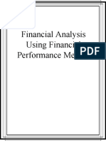 Financial Analysis Using Financial Performance Metrics