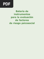 Instrumentos para La Evaluación de Factores de Riesgo Psicosocial