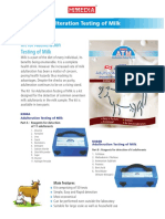 ATM Adulteration Testing of Milk