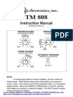 Whites TM808 Manual