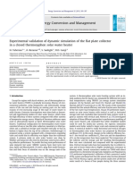 Experimental validation of dynamic simulation of the flat plate collector.pdf