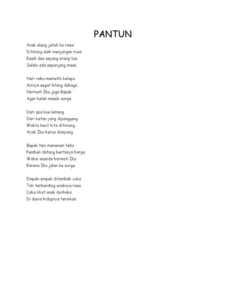 Pantun Pdf