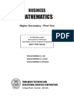 Business Academic Mathematics (Reference Text Book 2)