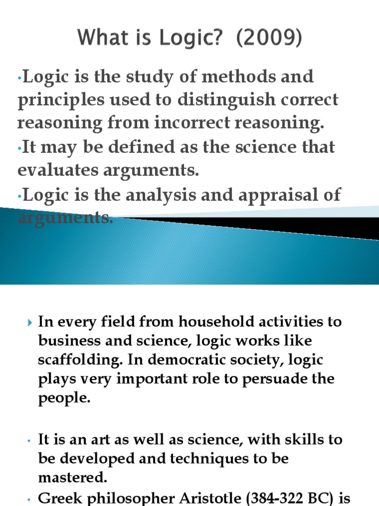 Logic 1 essay picture