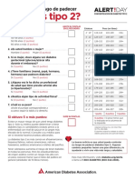 Risk Test Paper Spanish