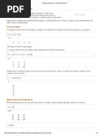 Matrices and Arrays - MATLAB & Simulink PDF