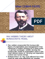 Max Webber Theory