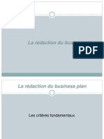 La Rédaction Du Business Plan (1)