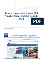 Tutorial Pendaftaran Ujian Cpa Tingkat Dasar