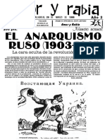 Revista Amor y Rabia Nr. 5 "El Anarquismo Ruso (1903-1921) "