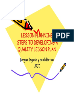 Lesson Planning-Presentation PDF