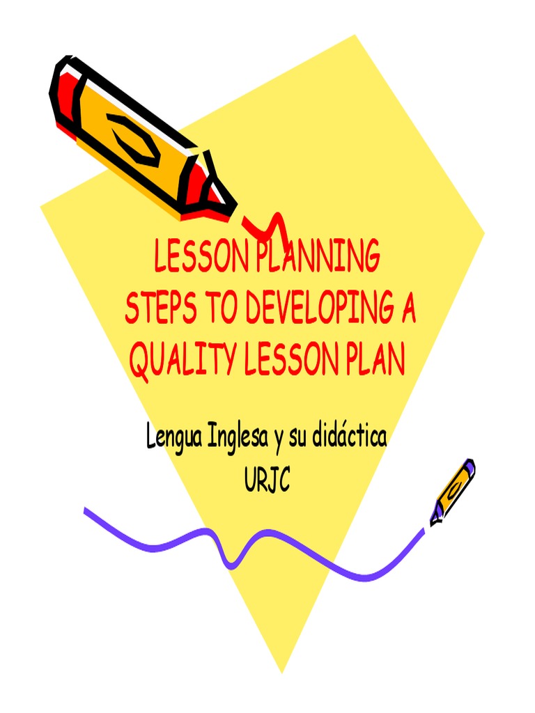 Lesson Planning-Presentation PDF | PDF | Lesson Plan | Education Theory