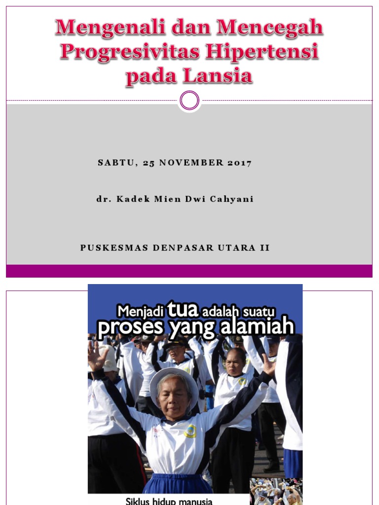 Tingkat Pengetahuan Lansia Tentang Hipertensi