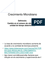 Crecimiento Microbiano