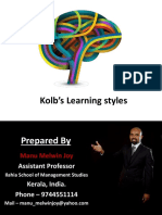 Kolb's Learning Styles