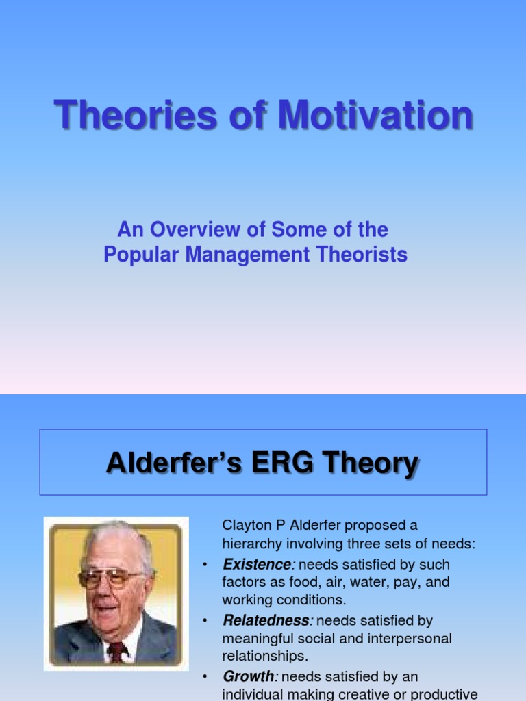 Theories of Motivation and Learning | PDF | Motivation | Motivational