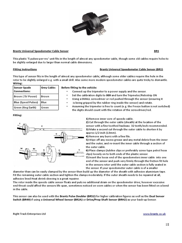Car Speedo Sensor Equipment Machines