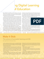 Supporting Digital Learning and STEM Education: Make It Stick