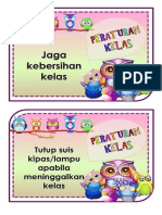 Peraturan Kelas 2018