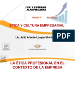 Semana 07b - La Ética Profesional en El Contexto de La Empresa