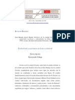 Esclavitud y Escritura en Lima Colonial