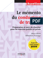 Le Mémento Du Conducteur Des Travaux PDF