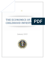 The Economics of Early Childhood Investments: January 2015