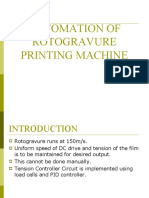 Automation of Rotogravure Printing Machine