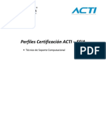 Perfiles Certificación ACTI SFIA Técnico de Soporte Computacional